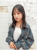 ナチュラルミディアム小顔清潔感モテレイヤーカット
