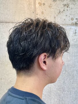 ポート バイ プライマル(port by primal) MEN’S/フェザーパーマ/サーフカール/刈り上げセンターパート