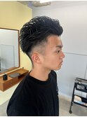 20代30代40代　ハイフェード×スパイキーショート