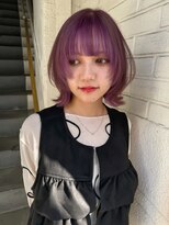 ジブル(Giblle.)&nbsp;【Giblle.】ウルフ/レイヤーボブ/デザインカラー/レイヤー