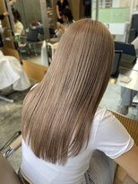 サンク 原宿 表参道(cinq)&nbsp;マロンベージュヘーゼルベージュカラー顔周りレイヤーカット原宿