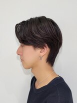 ネオリーブウリ 二子玉川店(Neolive uri)&nbsp;ブルーブラックフェザーパーマサーフカールセンターパート