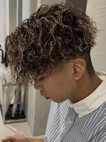 ノード(NODE)&nbsp;波巻きスパイラルツイストスパイラルパーママッシュメンズヘア