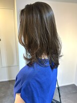 ワット(W)&nbsp;【W】小林 オリーブベージュ/ミディアムレイヤー