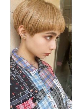 ミモザワークス(Mimosa Works) ミヤザキスタイル 20代30代40代 黒髪刈り上げハンサ ムショート