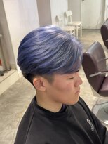 アンジェ(ange)&nbsp;寒色パープル 刈り上げセンターパート