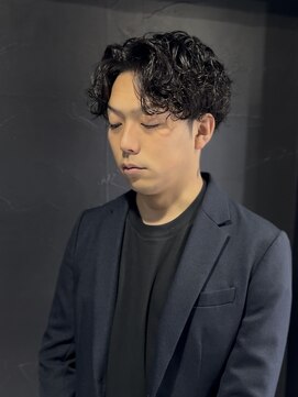 アウル 心斎橋(owl) センターパート/シャドウパーマ/メンズパーマ/スパイラルパーマ