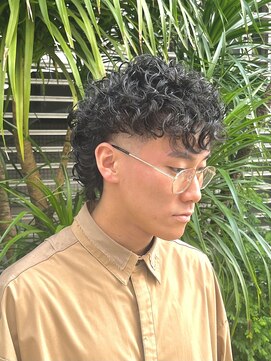 ヒロギンザ 難波店(HIRO GINZA) マレットヘアー×フェード