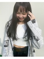 ルオージア(Luogia)&nbsp;地毛風カラー◎透明感ロング×シースルーバング