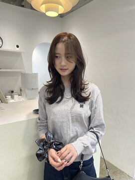 フィット ヒュー 千葉(fit hue) ワンホンレイヤー/ミルクティーブロンド/ダークブルー/千葉