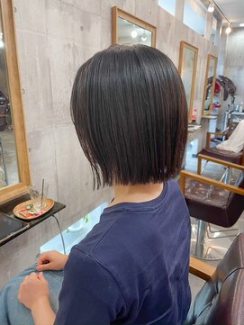 アムレヘアーエタ(amule hair eta) 【amule hair eta】ボブ×グレージュ
