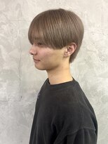 ウシワカマルイースト(ushiwakamaru East) メンズマッシュ/ブリーチカラー/ミルクティーベージュ