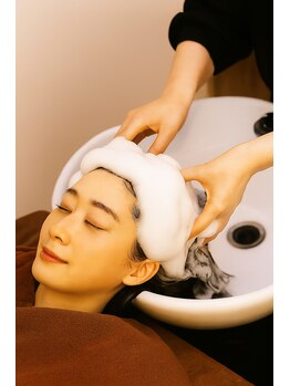 ラビット(Rabbit)の写真/【各種ヘッドスパ￥3400～】クイックスパは￥1800★寝ながらできるフルフラットシャンプー台で癒しの時間を◇