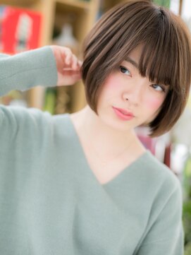 カバーヘア ブリス 大宮西口(COVER HAIR bliss) *bliss大宮*斜めバング&前下がりボブでナチュラルに◎a