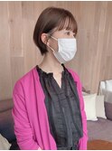 大人丸みショートスタイル/アースカラー/ニュアンスカラー