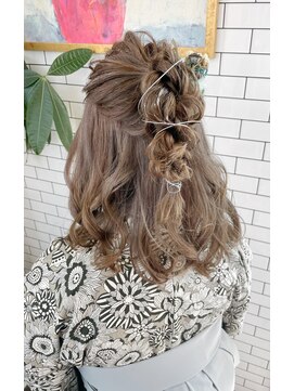 リール(THE RIRE.) ＊THE  RIRE. 袴ヘアアレンジ×ハーフポニーテール＊