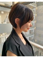 ロンドブルーム 天神大名店(Lond Bloom) 夏ショート/横顔美人ショート/ヌーディーカラー