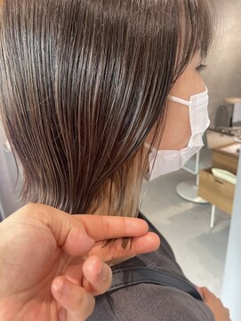 リル 住吉店(LiL) アッシュベージュ×インナーベージュ