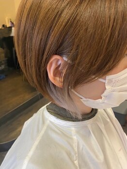 ディアー ヘアデザイン(Dear hair design)の写真/乾かすだけでふんわり丸くなるシルエットが絶妙！ワンランク上のショートやボブに大満足できるはず♪