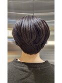 20代30代大人可愛いアッシュベージュボブ耳掛け透明感