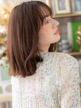 カバーヘア ブリス 志木南口駅前店(COVER HAIR bliss) ミストバング大人ハイライト小顔くびれミディa志木20代30代40代