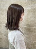 ベージュ×ピンクバイオレット