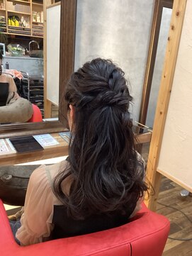 ロータス(LOTUS) 結婚式ハーフアップset