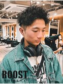 スパイキーショート/癖毛/くせ毛