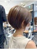 『岩田莉奈』/40・50代　前下がりショートボブ　丸みショート◎