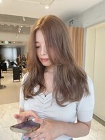 ガリカ 大名(Gallica) 【森千晶】ロングレイヤー/ハイトーンミルクティーベージュ