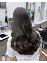 プアメリア 名古屋(Puamelia)&nbsp;オリーブグレージュ/ブリーチなしダブルカラー／名古屋