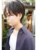 ショート/ツーブロック/センターパート