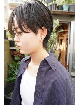 サイン(sain.) ショート/ツーブロック/センターパート