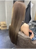 ロングブリーチ&髪質改善