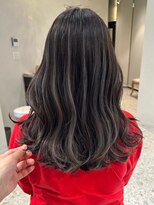 モアナ バイ ラナ 甚目寺店(MoanA BY LANA)&nbsp;デザインカラー/レイヤーカット/ウェットヘア/オリーブベージュ