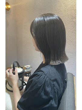 ヘックヘアー(hec hair) 結べる切りっぱなしボブ