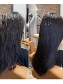 髪質改善ストレート