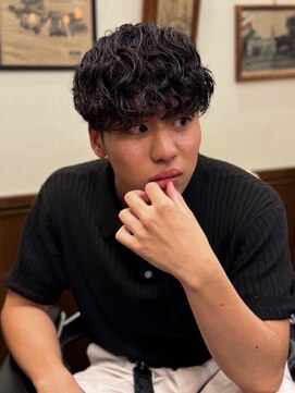 プレミアムバーバー 赤坂店(PREMIUM BARBER produce by HIRO GINZA) スペインカールマッシュ