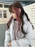 トレンドカラー冬　「インナーpink」
