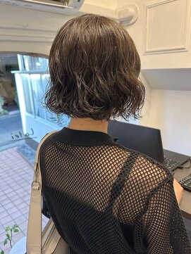 ラレイ(Lalei) 【白岩】パツっとボブ×スパイラルパーマ/ボブ/パーマ