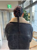 20代・30代・40代似合う小顔ヘアアレンジ♪二次会ブライダル花嫁