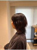 大人可愛い20代30代40代イメチェンマッシュウルフボブパーマ