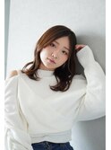 大人可愛い大人美人くすみカラーアッシュグレーベージュ
