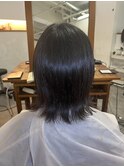 外ハネパーマ