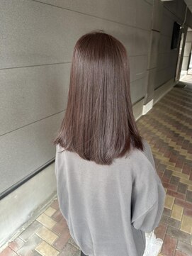 スーリール 春日店(Sourire) 髪質改善 ブラウン 初カラー