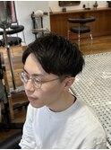 アップバングショート/メンズカット/大人メンズ/ビジネスヘア