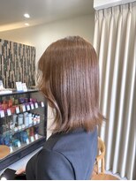 ティム(tim)&nbsp;《hinako》ブリーチなしWカラー：Caramel brown.