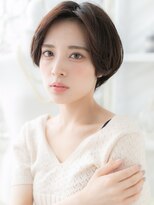 モッズヘア 上尾西口店(mod's hair)&nbsp;かきあげバングヘルシースタイル丸みショートA0上尾20代30代40代