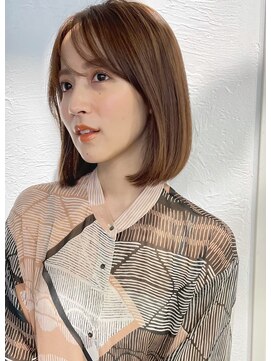 マルツ 銀座(maltu) 小顔似合わせマチルダボブベージュカラー髪質改善/銀座/東京