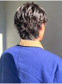 ニュアンスパーマ マッシュシート 黒髪 ビジネススタイル